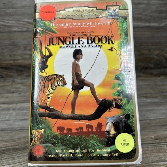 Rudyard Kiplings The Second Jungle Book: Mowgli and Baloo (VHS, 1998) - Picture 1 of 4